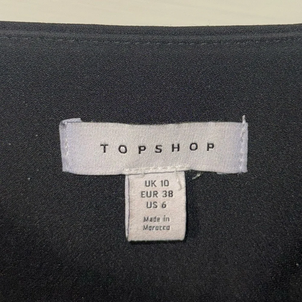 Topshop Black Tiered Mini Skirt - Picture 3 of 3